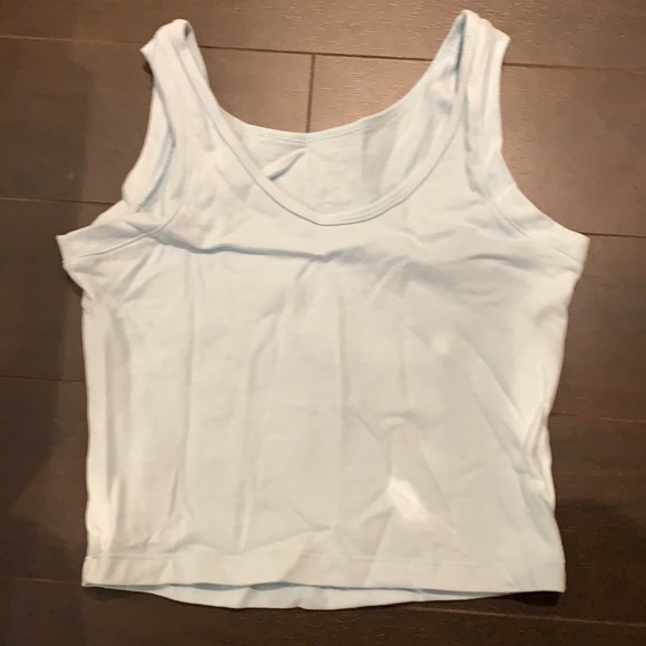 Athletic cropped tank top - Picture 2 of 2